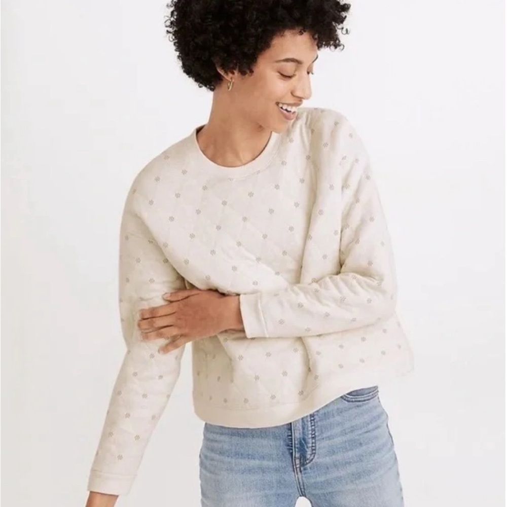 MADEWELL Quilted Sweatshirt - XXS
